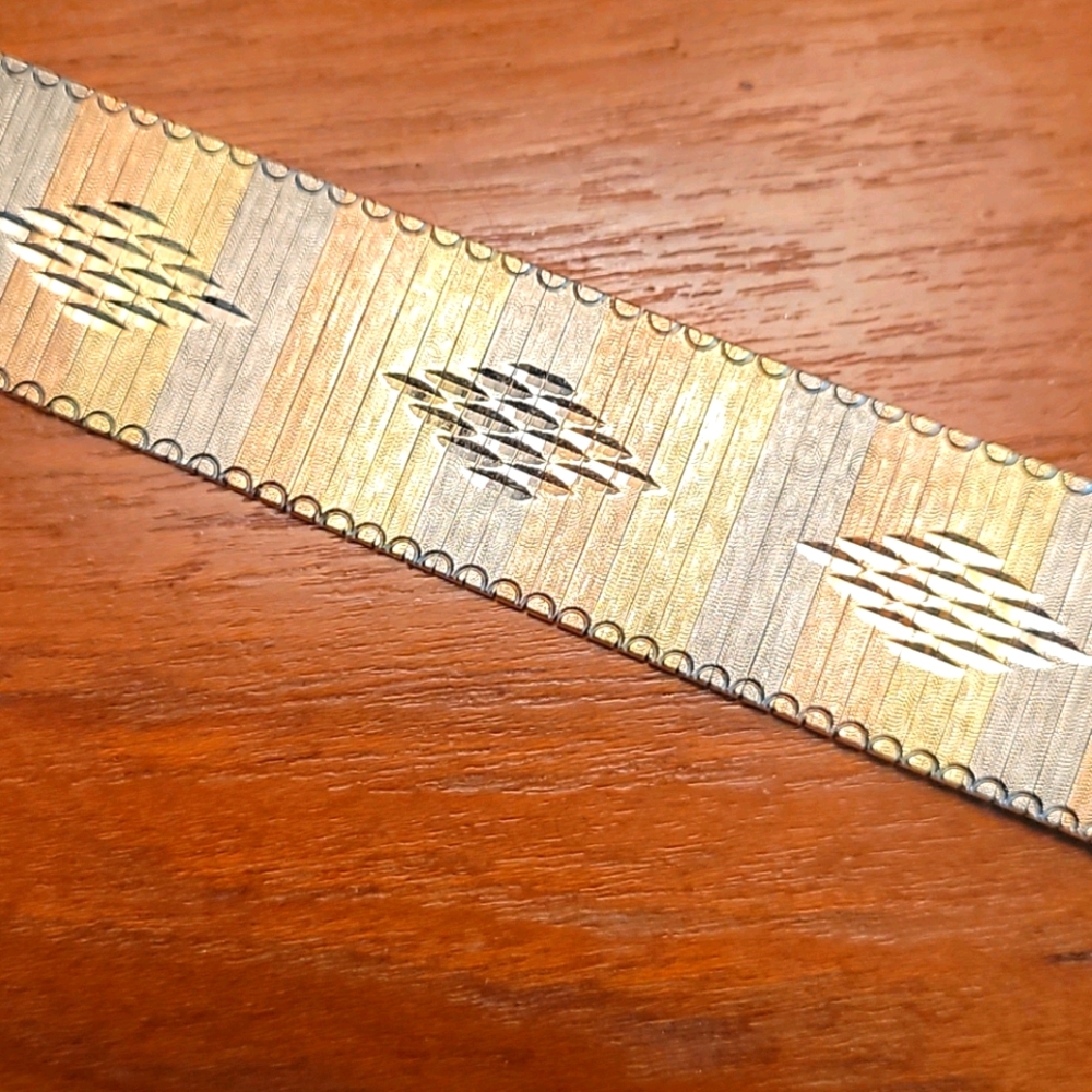 14kt Tricolor Bracelet